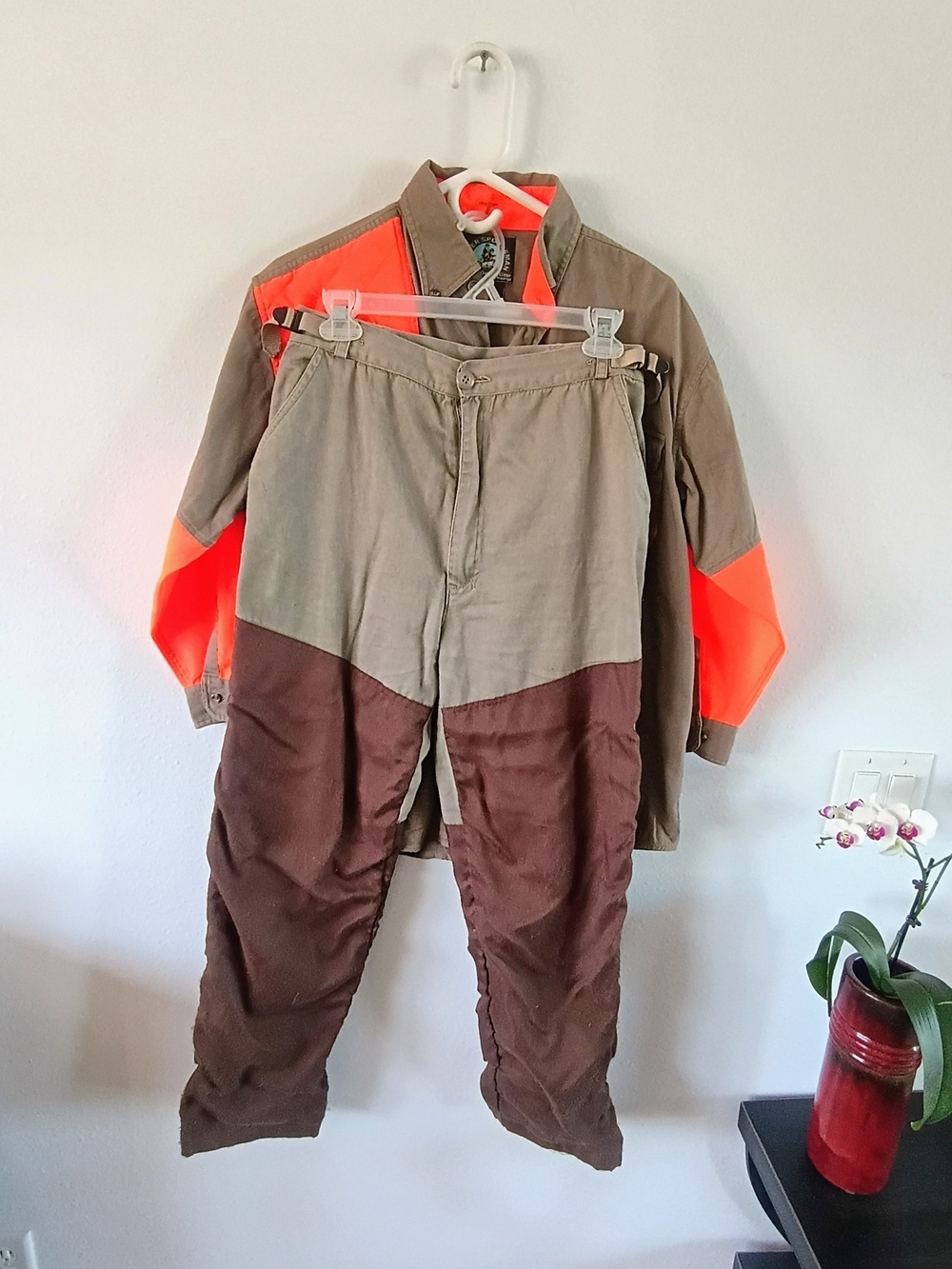 Vintage Master Sportsman Blaze Orange Hunting Set XL Field Gear
